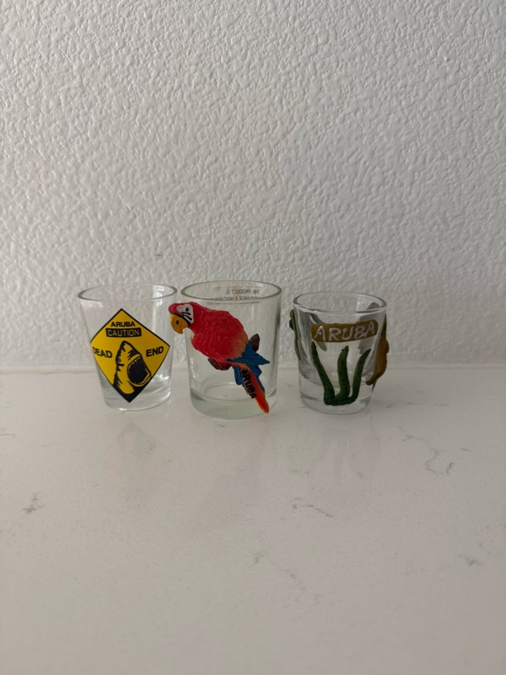 Aruba Souvenir Shot Glasses